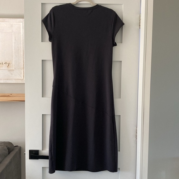 Athleta Black Dress Size Medium Tall EUC - Picture 5 of 8